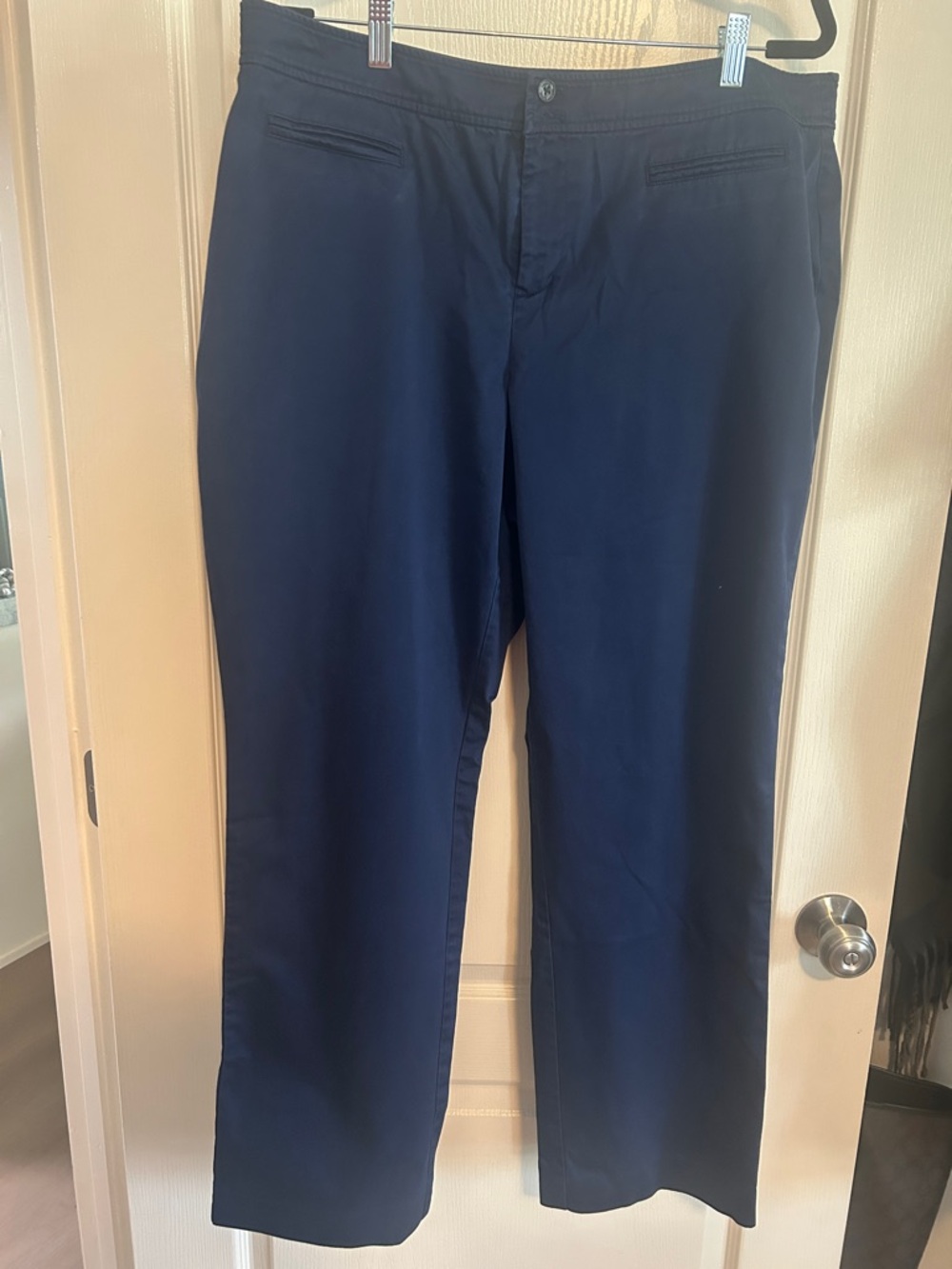 Ralph Lauren Navy Womens Straight Trousers